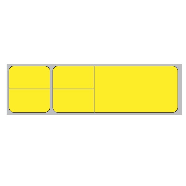 Misys/Sunquest - Multi Set Label MSL - Knife-Cut 1 3 x 4 3, PK4